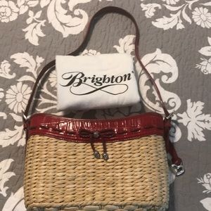 Brighton Straw/Leather Bag